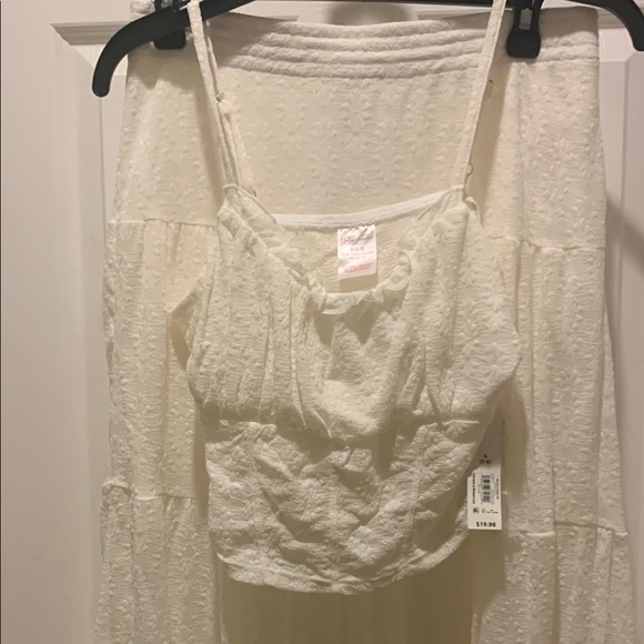 No Boundaries Tops - Elegant White Spaghetti Strap Top